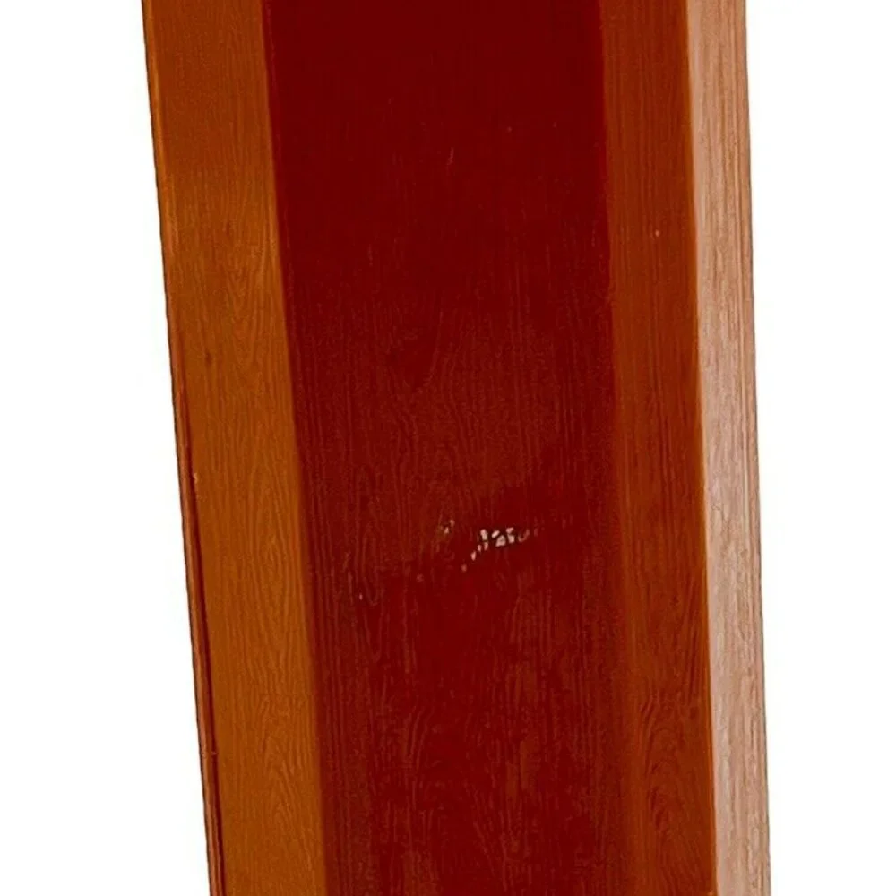 Fisher Price Loving Family Dollhouse Brown Corner Bookcase Book Shelf Curio 0725